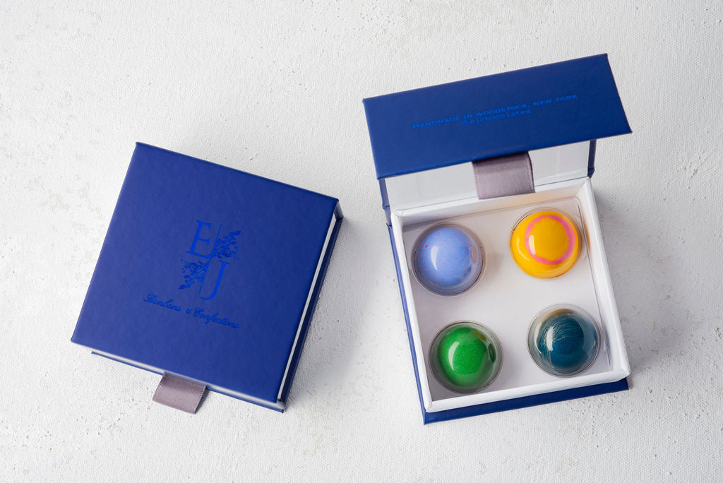 4 pc Chocolate Box – EJ Chocolates